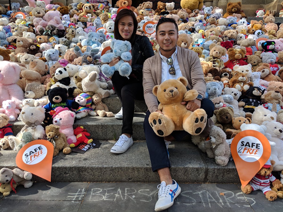 Renee and Gion at #bearsonstairs