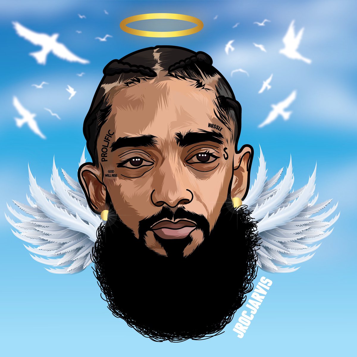 Nipsey Hussle Cartoon Pictures, Puma To Launch Charity Activation to ...