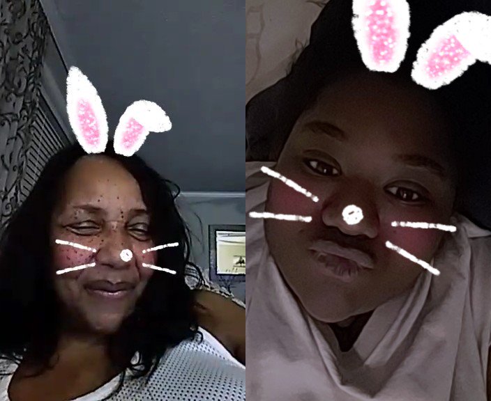 ShoefoneWeasley's tweet photo. My grandma is everything, y'all don't understand 😂😂 #ilovehersomuch #facebookfilters https://t.co/RoAbYrB8qX