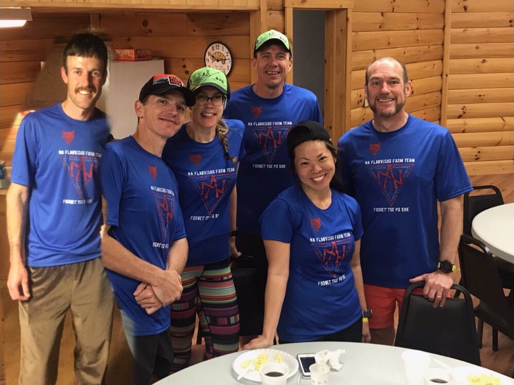 lilmunchkinbutt's tweet photo. @ThadhastheRuns mysteriously appeared in the picture. Kind of a tie between Thad and @BDawgrunsolo of who’s taller. I’m still short. 🤷🏻♀️ If the picture was taken any higher, I might not of made the cut. 😂 #ftpr #naflagvisorfarmteam #weekendofawesome https://t.co/A8Xu2sHYZA