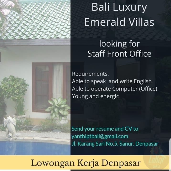 liburan_dibali's tweet photo. BALILoker: BALILoker

#baliloker #lokerbali #bursakerjabali
#lokerubud #lokerdenpasar #infopekerjaan #lowongan #lowonganbali #carikerja #lokerhotel #lowongan #bursakerja #lowongankerja #lowongankerjabali #lowongankerjaterbaru #lowongankerjadenpasar https://t.co/AyPVZz65N7 #lowo…