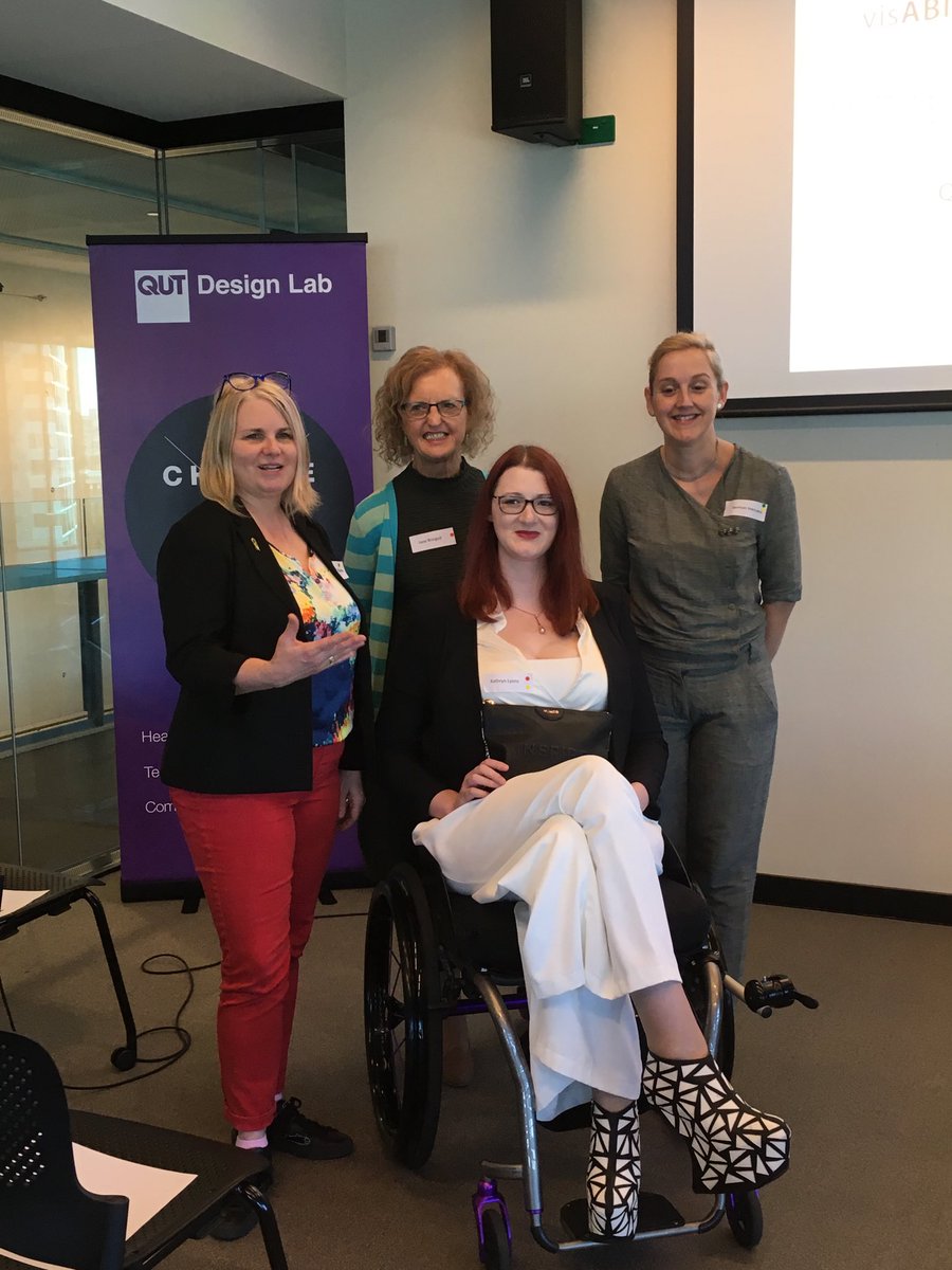 mchamorrokoc's tweet photo. ⁦@QUT we are designing for All: Our ⁦@QUTdesign⁩ Lab HDR and DfA organising committees and keynote speakers ⁦@Accessibilits⁩ ⁦@janice_rieger⁩ #QUTdesign ⁦@QUTmedia⁩ https://t.co/G1UUiaLe29