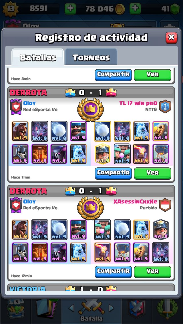 OloyGG's tweet photo. @Seth_Supercell @CWA 21-2 in global tournament with my deck. Balloon, miner, rascals 4 time in a row. The Inferno tower is too powerful for such a low skill cap card. Balance pls https://t.co/RfzREZJrgc