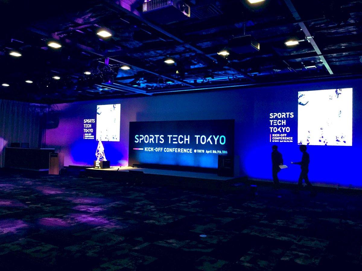 sportstech_en's tweet photo. As they say, 'putting in the final touches'. Two hours to #STTKickoff !!! https://t.co/HEf9J6wLR5