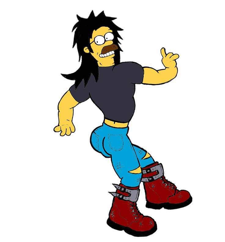 Stupid sexy metal Flanders drawings from 2015 ✍️