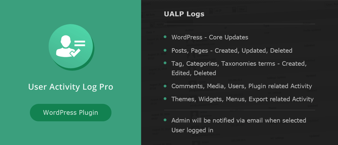 marymartinjr's tweet photo. Having difficulties to track #useractivities on your website?🧐
Download #UserActivityLogPro WordPress plugin.
It helps to #track & #monitor all activities like #WordPress core updates, post updates, user activities, etc. >> https://t.co/EBN4hGMeNW
#WPplugin #securityplugin https://t.co/1UBnQSiC5i