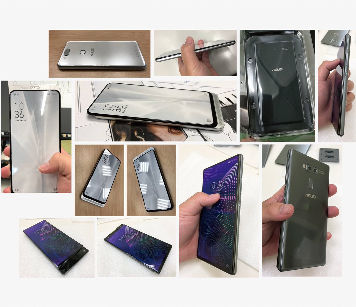 RevelationsTech's tweet image. The possible 5G smartphone from Asus has a bezel-less notch-less display with a slider mechanism, which has helped the smartphone to offer higher screen to body ratio.
#news