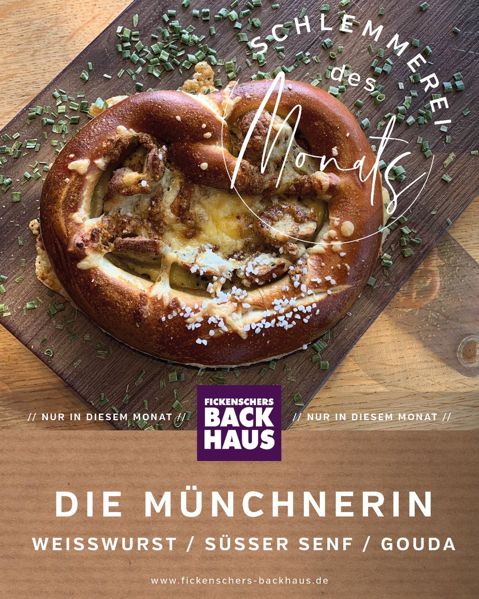 MeinBackhaus's tweet photo. Dürfen wir vorstellen: "DIE MÜNCHNERIN" - Unsere Schlemmerei des Monats. Leckere Laugenbrezel trifft Weißwurst und süßen "Sempft" (wie wir Franken zu sagen pflegen). Unbedingt probieren! #slowbaking #genusshandwerker #muenchberg #hof #feilitzsch #gefrees #lieblingsbaeckerei https://t.co/Y7hADnhIyy