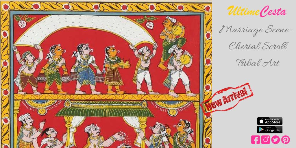 UltimeCesta's tweet photo. Lasting Impression that you will love. #tribalart #cheriyalscroll #paintings #indiantribalart #ultimecesta #onlineshopping #onlinemarketplace #premiummarketplace #bestonlinestore #tribal #lifestyle #luxury #premiumlifestyle https://t.co/Lpyn2Aj8H0