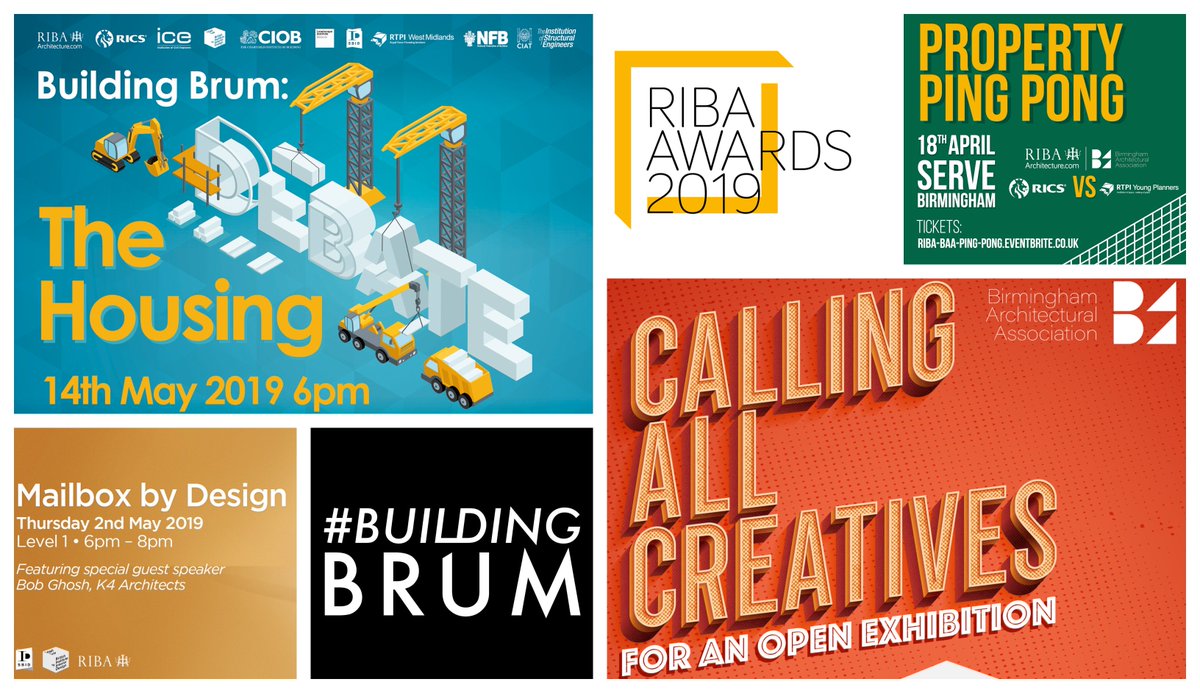 RIBAWestMids's tweet image. Spring in #Birmingham 

#BeRIBA #BrumArchitecture  

#PropertyPingPong - riba-baa-ping-pong.eventbrite.co.uk 
#CallingAllCreatives - brumarchitecture.com/2019/03/ 
#MailboxByDesign - mbd-k4-architects.eventbrite.co.uk 
#BuildingBrum - bb-housing-debate.eventbrite.co.uk 
@RIBA #Awards- bit.ly/2D0Ee9S