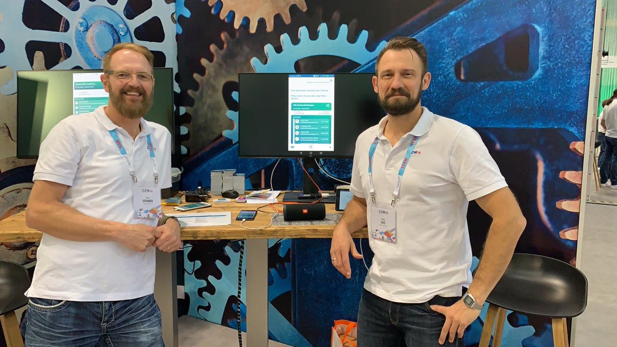 Aelbaes's tweet photo. #kiu als kiules Innovationsprojekt der #fiduciagad auf der #COM19 😬 https://t.co/jIPNPwWkQE