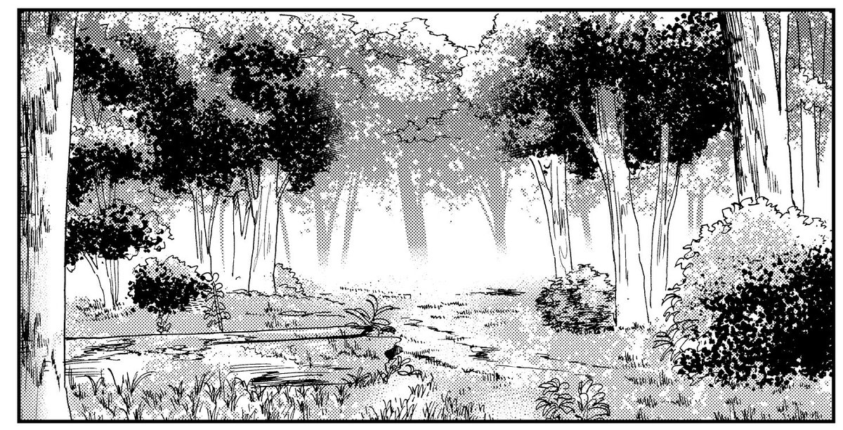 https://t.co/FJ0b59cwoW
普段使っている楽に木が描けるペンを公開してみました。
カラーも使えますがモノクロは特に有用だと思います。
写真2枚め、4枚目が実際の使用例。
みんな使ってみてね～
#CLIPSTUDIO 