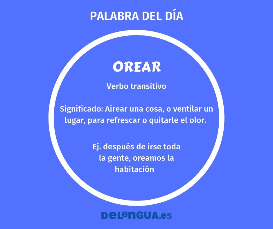 Escuela Delengua En Ingles To Air Something Out Ejemplo Once All The People Left The Room We Aired The Room Out Learnspanish Palabradeldia T Co 30yp3xcg6h