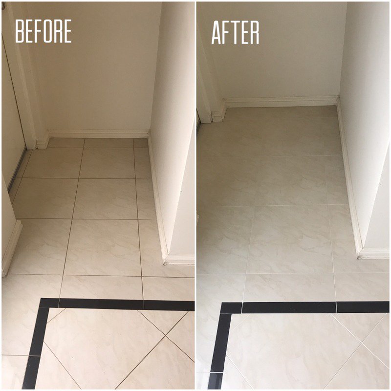 Painting Grout Lines