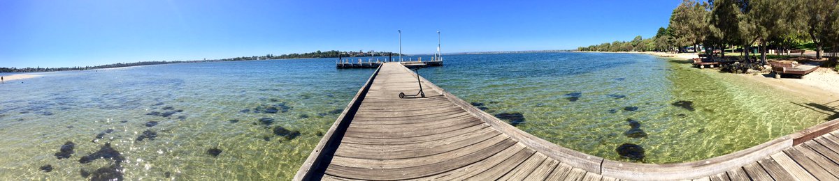 Rexemagne's tweet photo. Today’s Ride #RexTrex
Super chill #PointWalter
Jetty - Jetty Panoramic 1/2 - Point Walter sand bridge 🛴💨
#Perth #SwanRiver #PointWalterReserve #PointWalterJetty #eScooter #Segway #Ninebot #eRideable #Scooter #ZeroEmissions #Attadale #Bicton #sandbridge #justanotherdayinWA https://t.co/6Xpl54l6uo