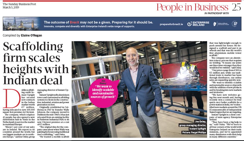 InstantUpRight's tweet photo. Full Interview from The Sunday Business Posts recent interview with Instant Uprights group managing director Joe Oxley. #business #instant #managingdirector #BigTimes https://t.co/J1AlyaJIgn