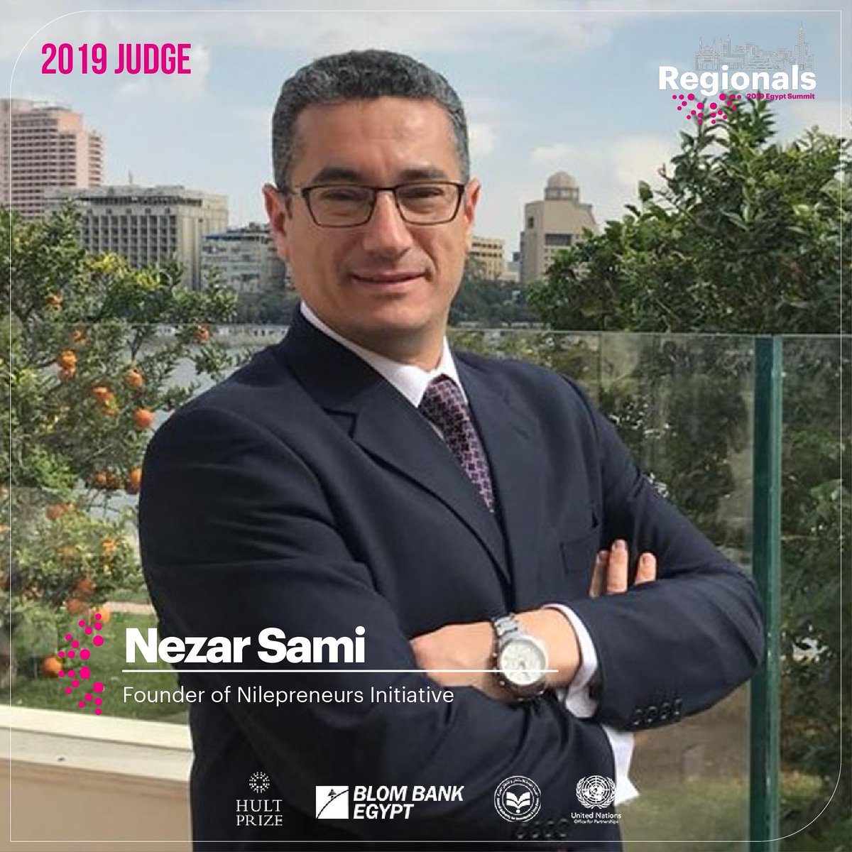 EgyHult's tweet photo. We are honored to have entrepreneurship expert ✨Nezar Sami✨ the Founder of Nilepreneurs Initiative, as one of our esteemed judges for the 2019 Regional Summit Egypt!
#HP19 #ForUsByUs #HultPrize #RegionalsEG
@blombankegypt https://t.co/0Iksb1npmd