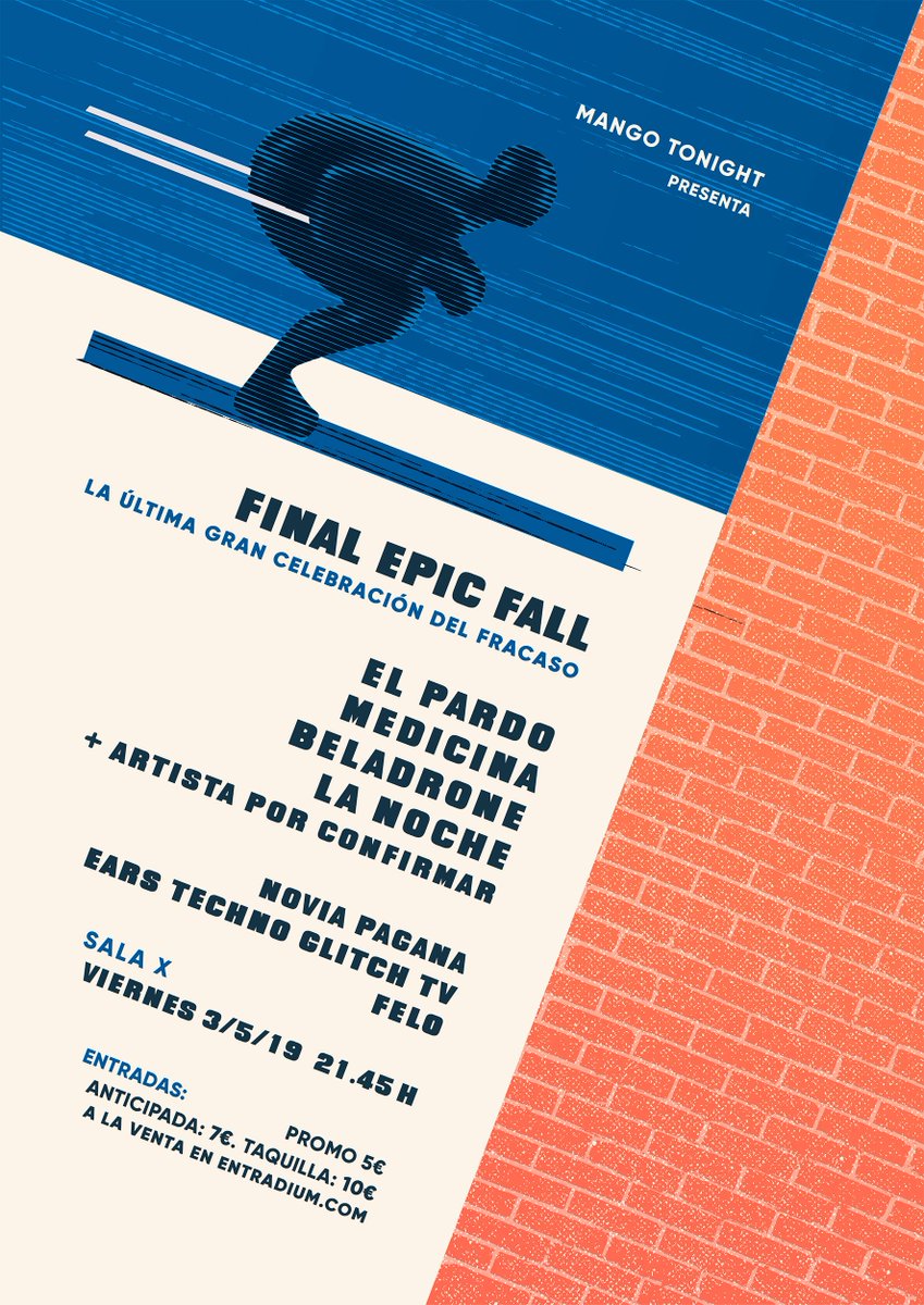 MangoTonight's tweet image. ¡Nos vamos! Pero no sin antes liarla bien con nuestra última fiesta, con @pardolor , @medicalnoise1 , @beladrone , La Noche y Novia Pagana el próximo 3 de Mayo en @SalaXSVQ 🎸💥😈

Oferta 5 €, Anticipada 7 €, Taquilla 10 €

Evento aquí: facebook.com/events/2439087…