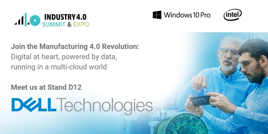 The UK #Manufacturing industry is converging on Manchester on April 10-11 for @Industry_4. Meet the #DellTech team at stand D12 and don’t miss <a href="/nigelmou/">Nigel Moulton</a>’s keynote on April 10. buff.ly/2TmiNVT  #industry40 @dellemcuki #client