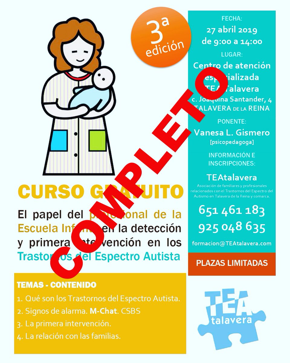 TeaTalaveraAsoc's tweet photo. CURSO COMPLETO. Si estas interesado en este curso y te has quedado sin plazas escríbenos a formacion@teatalavera.com y te apuntamos para futuras ediciones.” https://t.co/qK4YOPhGHo