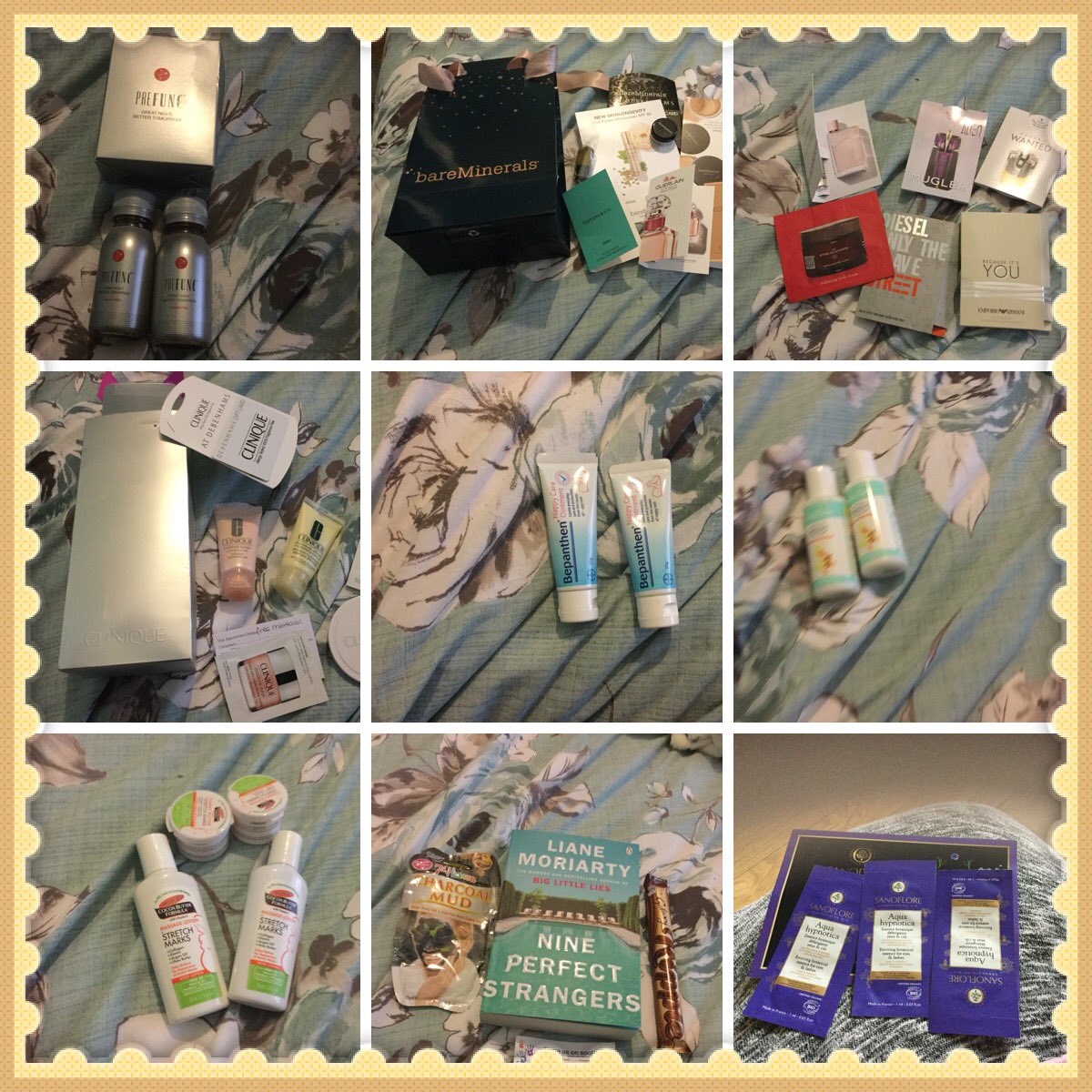 cumbrian5bc's tweet photo. A few of my #freebies #fragrance #skincare #prefunc #clinique #bareminerals #bepanthen #palmerscocoabutter #sanoflore #trybeforeyoubuy #instorefreebies #freebieswithpurchase #freebiesbymail and thanks to @freesamplescouk from my surprise parcel & for posting lots daily links ๐ https://t.co/4HgqKJHI4I