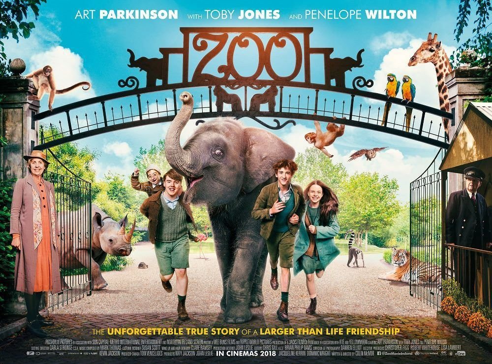 Watched 'Zoo' (2018), historical war drama film. Based on a true story, as the Belfast Blitz ravages the city (April-May '41), a lonely widow & teenager with misfit friends take an elephant named Buster from  @BelfastZoo & hide it behind a row house! 5/5! 
