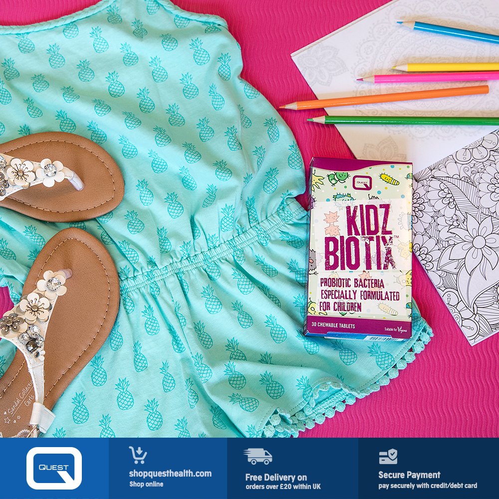 QuestHealth's tweet photo. Give your kid chewable Kidzbiotix as recommended by your physician to improve the digestive health of your kid aged 3+years. https://t.co/mqyAhPv9zd https://t.co/ypUPZfGNnA
