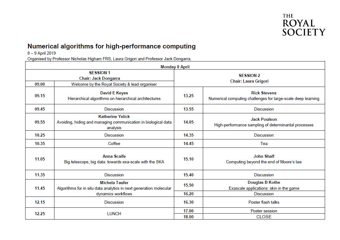 Ogawa Tadashi On Twitter Numerical Algorithms For High - ogawa tadashi on twitter numerical algorithms for high performance computational science highlights of the meeting nick higham may 7