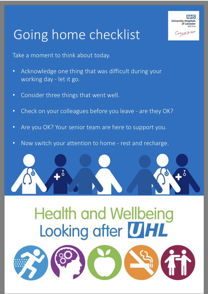 uhltherapy's tweet photo. Great reminder to look after ourselves and our team 🙂@Leic_hospital #wellbeing https://t.co/rqO4ROppxh