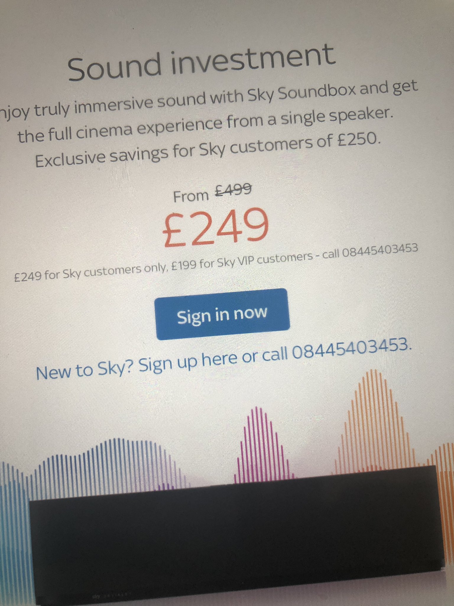 sky soundbox 199