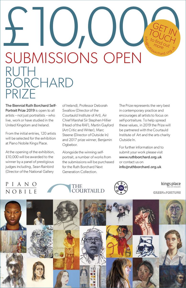 FINAL submissions midday Thursday 18th April. Opportunity for all artists to Win £10,000, be included in a four month exhibition and have your work purchased by the UKs only Public Collection of self-portraits.#selfie #selfportrait #art #artists #callforentries #mondaymotivation