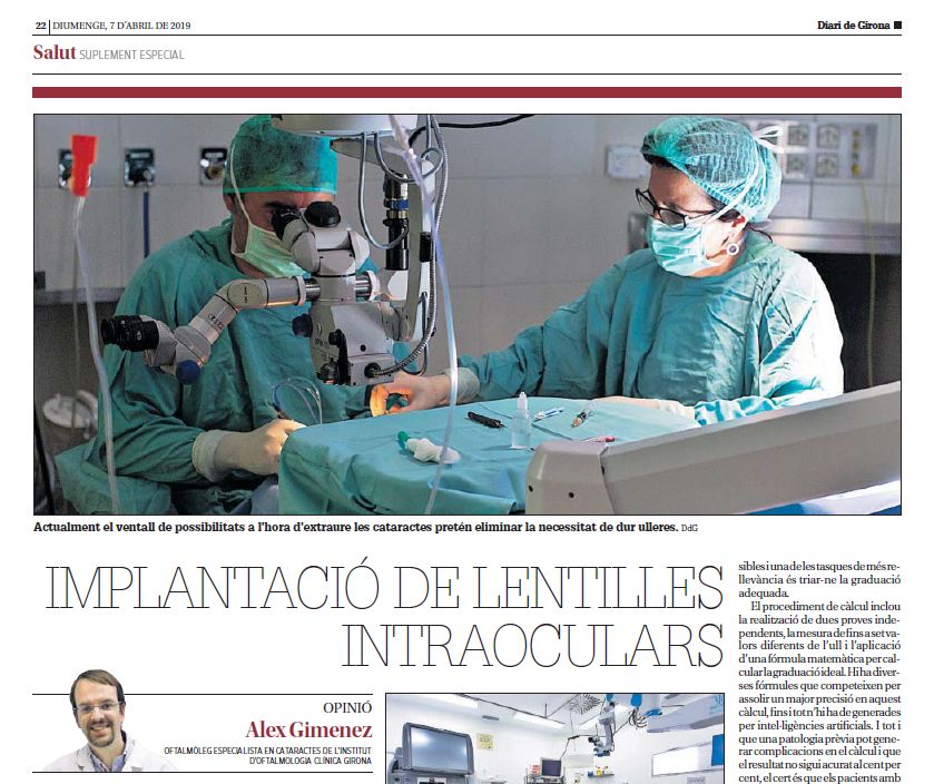 ClinicaGirona's tweet photo. DIARI DE GIRONA: 

Les obres de la nova @ClinicaGirona avancen a bon ritme 
https://t.co/0cUNwzx6z1 

I també: Implantació de lentilles intraoculars (IOC) 
https://t.co/JRQAXJgAsk 

A l'Especial Salut publicat aquest diumenge 7 d'abril. @DiarideGirona 

https://t.co/BDx9ZspI7g https://t.co/Vz0h0QHMse