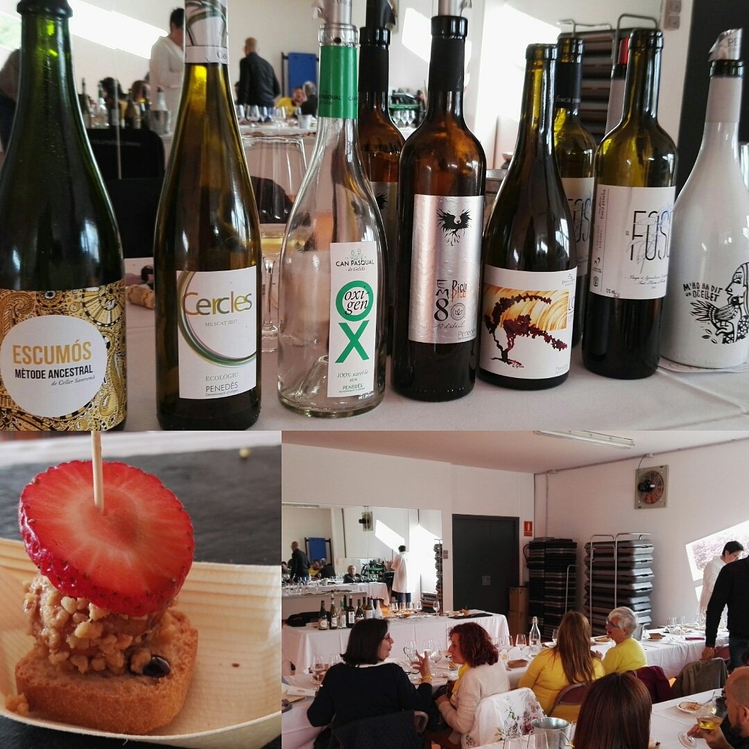 Bons plats, bons vins al maridatge impartit pel #ViArt2019 a St Llorenç d'Hortons. 7 platets amb un vi de cada dels següents cellers: <a href="/CellerSanroma/">Celler Sanromà</a> <a href="/bodegas10dabril/">10 d'Abril</a> <a href="/FincaParera/">Finca Parera</a> <a href="/Esteve_Gibert/">Celler Esteve Gibert</a> #MasDenPerí <a href="/CanPasqual/">CanPasqual</a> #CanCasals