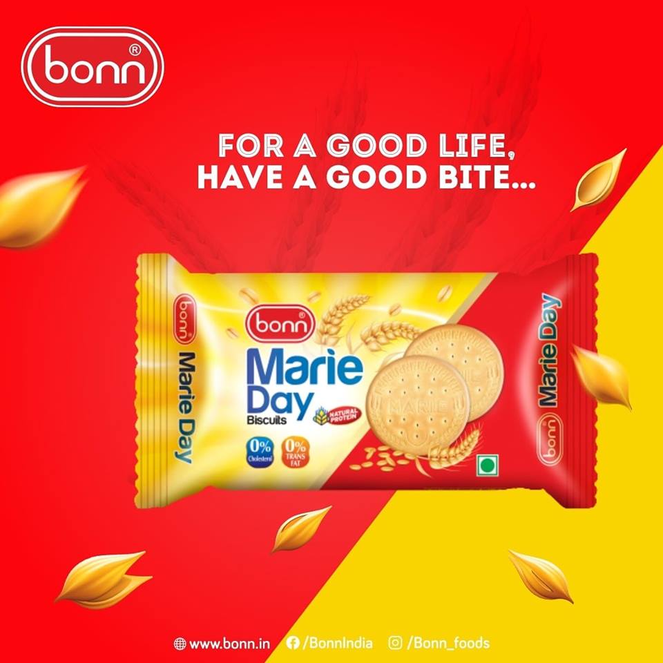 Bonnfoods's tweet photo. Bonn Marie Day Biscuits fulfills the evolving needs of the consumer for a healthy snacking option without compromising on taste. Marie Day biscuits has 0% cholesterol and 0% transfat and is enrich with a protein
#bonnbreads #bonnIndia #BonnBiscuits #bonnmarieday #healthySnacks https://t.co/tlpXVE38I1