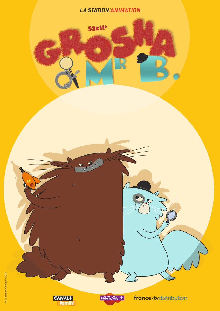 Grosha &amp; Mr B - 52x11’ Police comedy - will be present <a href="/mip/">MIP Markets</a> 2019. Go find it at #MIPTV2019 France Télévisions Distribution’s stand P-1 D50/E51 !
🎞🎬🎞
#GroshaMrB, une comédie policière #TélétoonPlus et #CanalPlusFamily avec <a href="/FranceTvDistrib/">France tv distribution</a>.