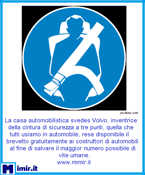 ItMimir's tweet photo. La Volvo inventò la cintura di sicurezza e la mise a disposizione gratuitamente... mentalità svedese #curiosità #sapevatelo #saiperchè #perchè #fika #volvo #buongiorno #mimir #notizia #mimir https://t.co/YZUF5cg1EV https://t.co/Xffdl3cuCY