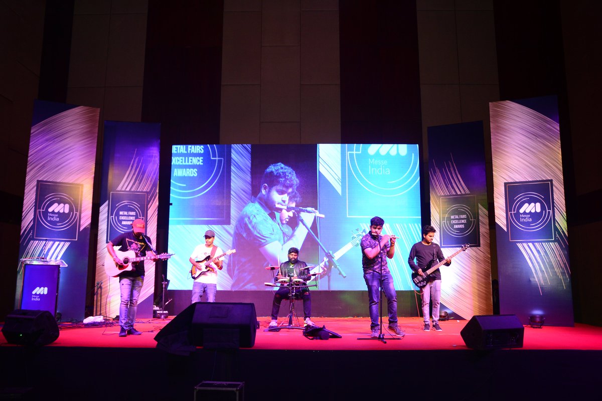 MesseIndia's tweet photo. Some glimpse from the Award Night, @ HICC, Hyderabad  organized by #messeindia https://t.co/GLyKlO8sAT