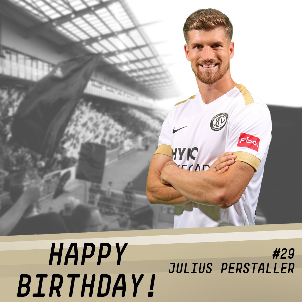 SV07Elversberg's tweet photo. Happy Birthday! 🎉😁 Julius #Perstaller feiert heute seinen 30. Geburtstag! Wir wünschen alles Gute, viel Glück und Gesundheit im neuen Lebensjahr! #UnsereElv https://t.co/L7gI1JD1XW