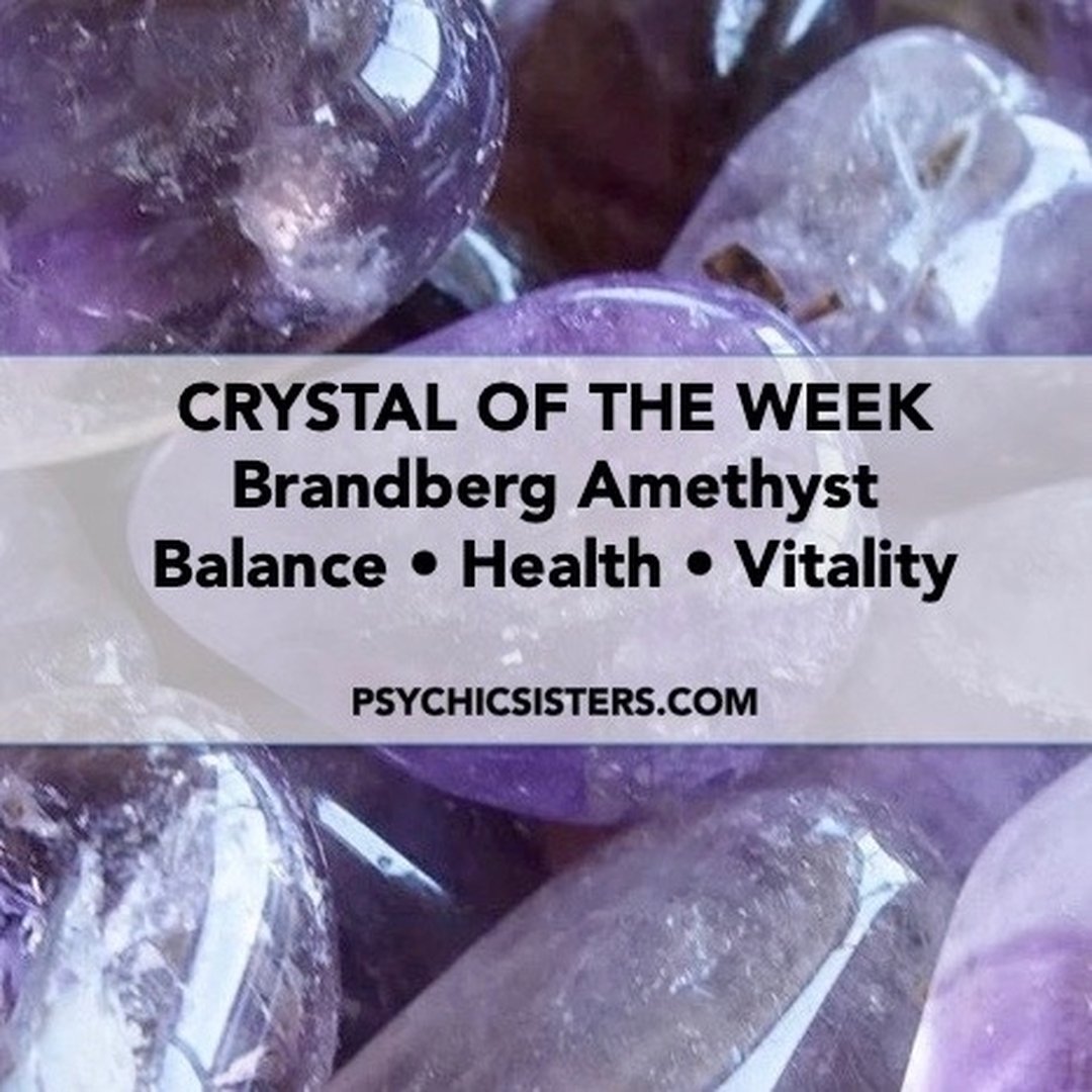 psychicsisters's tweet image. CRYSTAL OF THE WEEK #Brandberg #Amethyst is a master healer, speeding recovery from illness or injury, providing aid in overcoming harmful addictions, restoring balance, health &amp;amp; vitality to the system. bringing clarity, as well as renewed vigor &amp;amp; a sense of peace and joy.