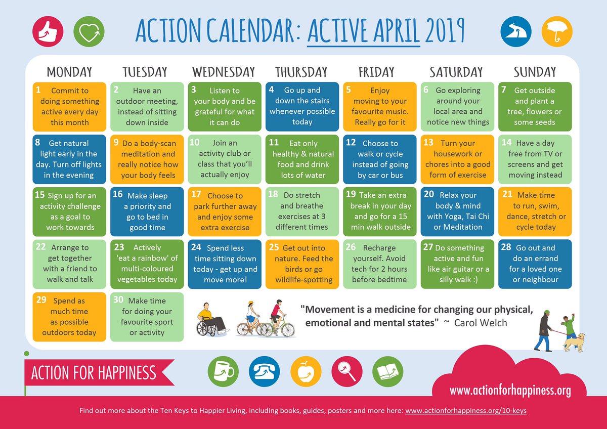 actionhappiness's tweet image. Active April - Day 8: Get natural light early in the day. Turn off lights in the evening 🌤😴 actionforhappiness.org/active-april #ActiveActive