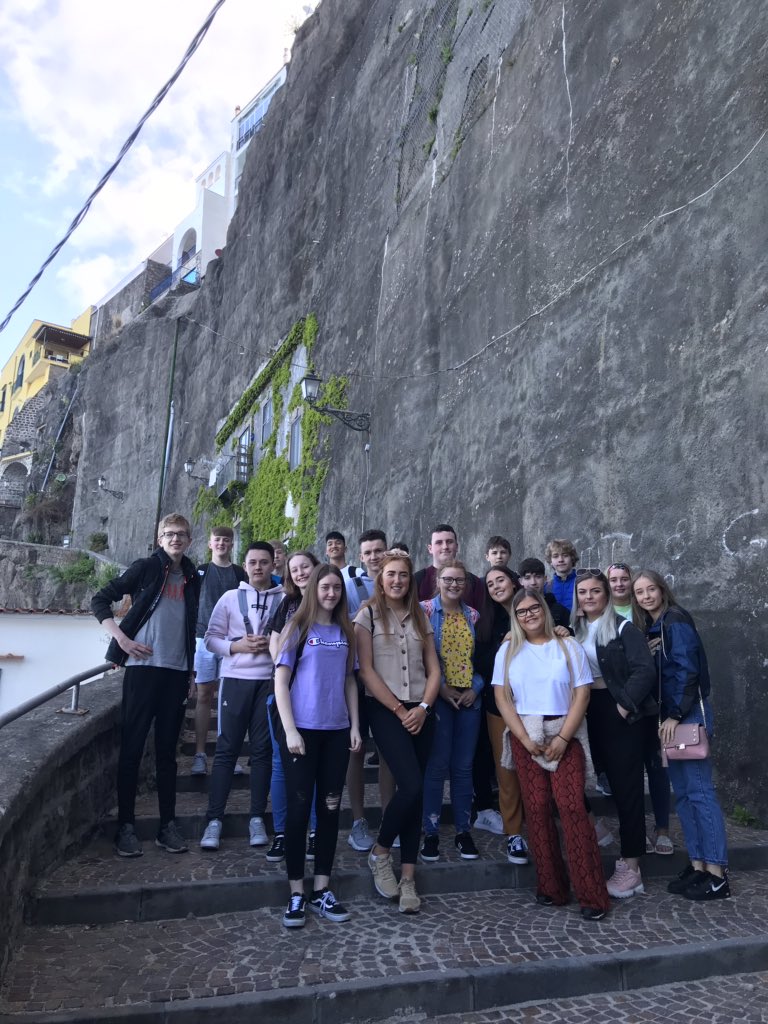 GeographyPres's tweet photo. Day 2: Boat trip to the Isle of Capri and the Blue Grotto Caves coming up! We are super excited @Pres_Carlow @GeographyPres https://t.co/JQoggRFUzx