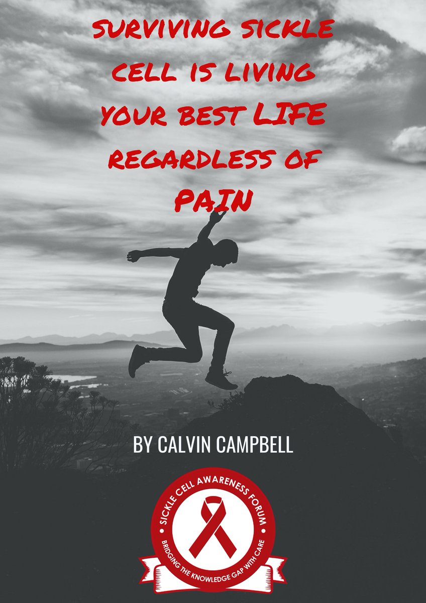 SickleCellAF_Ph's tweet photo. "Surviving Sickle Cell is living your BEST LIFE regardless of PAIN"
.....Calvin Campbell......
#MotivationMonday
#WarriorCell
#SCAFPH https://t.co/PezcI4CpBs