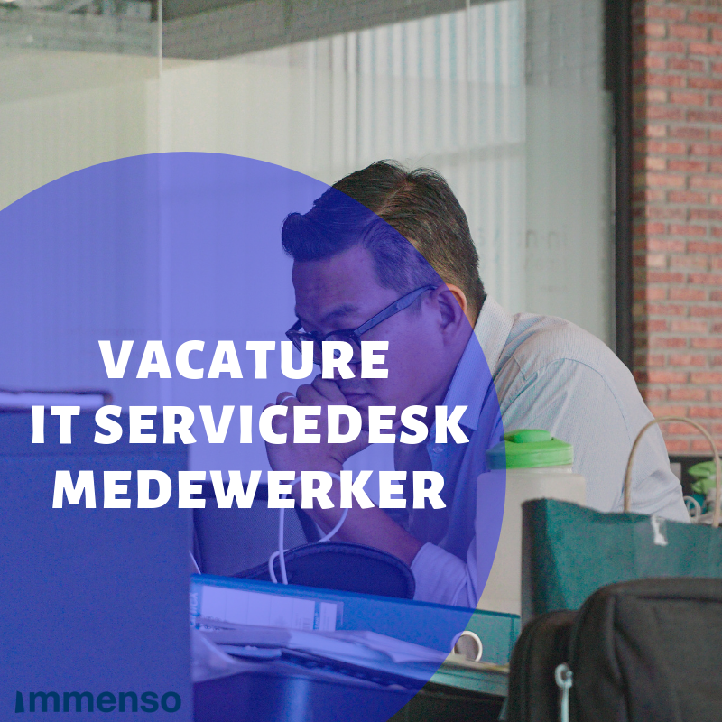 Immensocom's tweet photo. Wanted! Deze zonnige maandagochtend beginnen wij met een mooie #vacature #ITServicedeskMedewerker voor een #verzekeringsmaatschappij in omgeving #Den Haag. Ben of ken jij dé IT Servicedesk Medewerker die we zoeken? Let us know! #job #opportunity https://t.co/0BeKdZFYuq https://t.co/UMfUtRSpiE