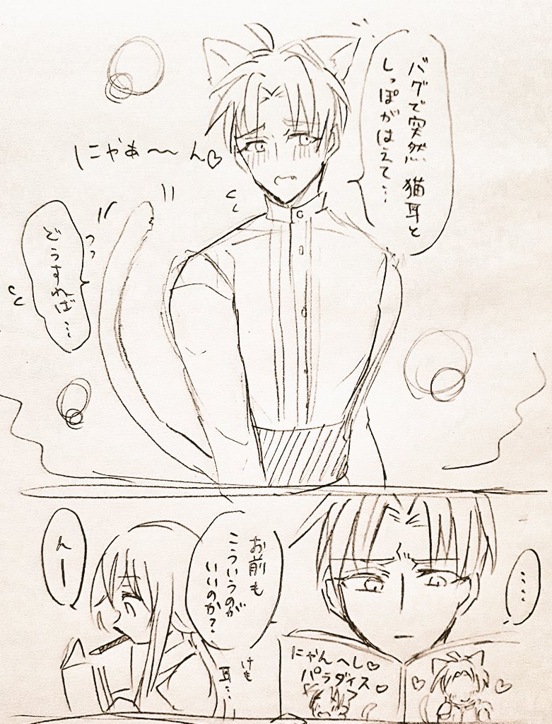 なんかよくわかんないけど薄い本を眺める乱へしです 