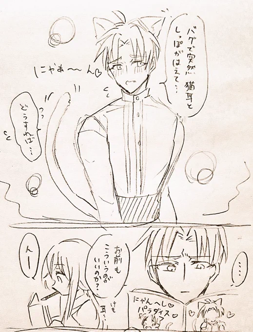 なんかよくわかんないけど薄い本を眺める乱へしです 