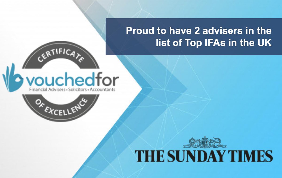 vizionwealth's tweet photo. Did you see our news? We're proud to be featured in the Sunday Times, in VouchedFor's 2019 Guide to the UK's Top Rated Financial Advisers!
Take a closer look and download the guide here: https://t.co/xM6ybo7xIq
#TopIFA #SundayTimes #VouchedFor #ClientReviews https://t.co/HzJgn0NZn5