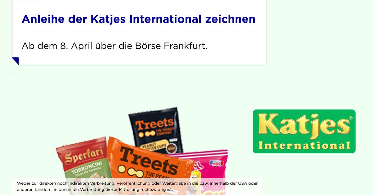 Borse Frankfurt Neue Unternehmensanleihe Von Katjes International Seit Heute Morgen In Der Zeichnung Uber Die Borse Frankfurt Zentrale Infos Zu Unternehmen Und Emission T Co Sllvzumh6a T Co Sszusijpzt