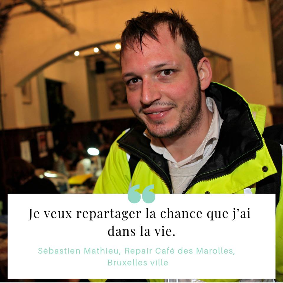 Viciniabe's tweet photo. On peut apprendre à réparer! Venez au Repair Café des Marolles (Bruxelles) avec vos appareils électroniques, vêtements, vélos, assiettes ou jouets cassés avec l'aide de bénévoles. #inspirerlesquartiers https://t.co/MTRxD5xLhH