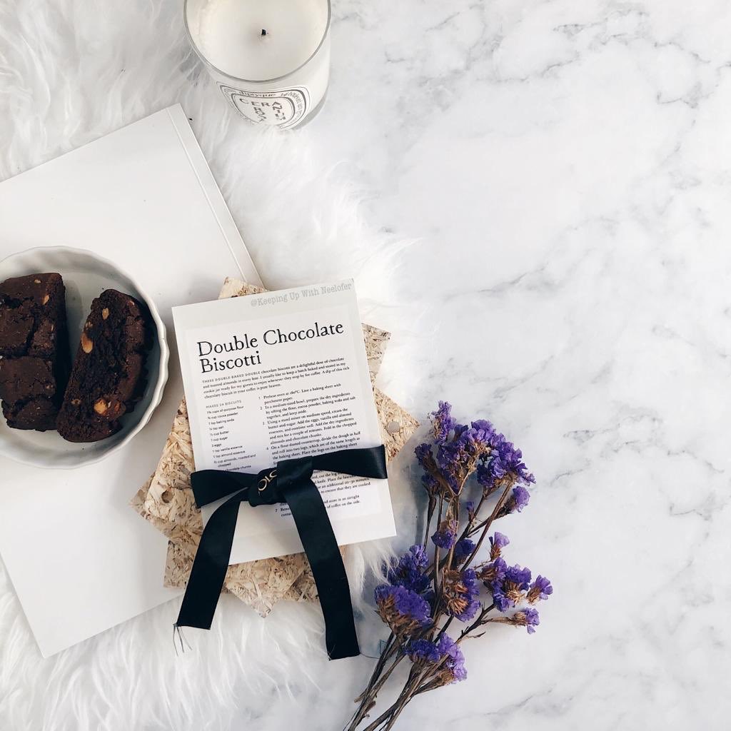 Rich classic #chocolate meets the textured deliciousness of almonds in this double baked, crumbly yet crunchy #biscotti. Here's the cookbook that has this+ other delicious recipes: bit.ly/2uRFpUi <a href="/Cookwithzahra/">Cooking with Zahra</a> #foodie