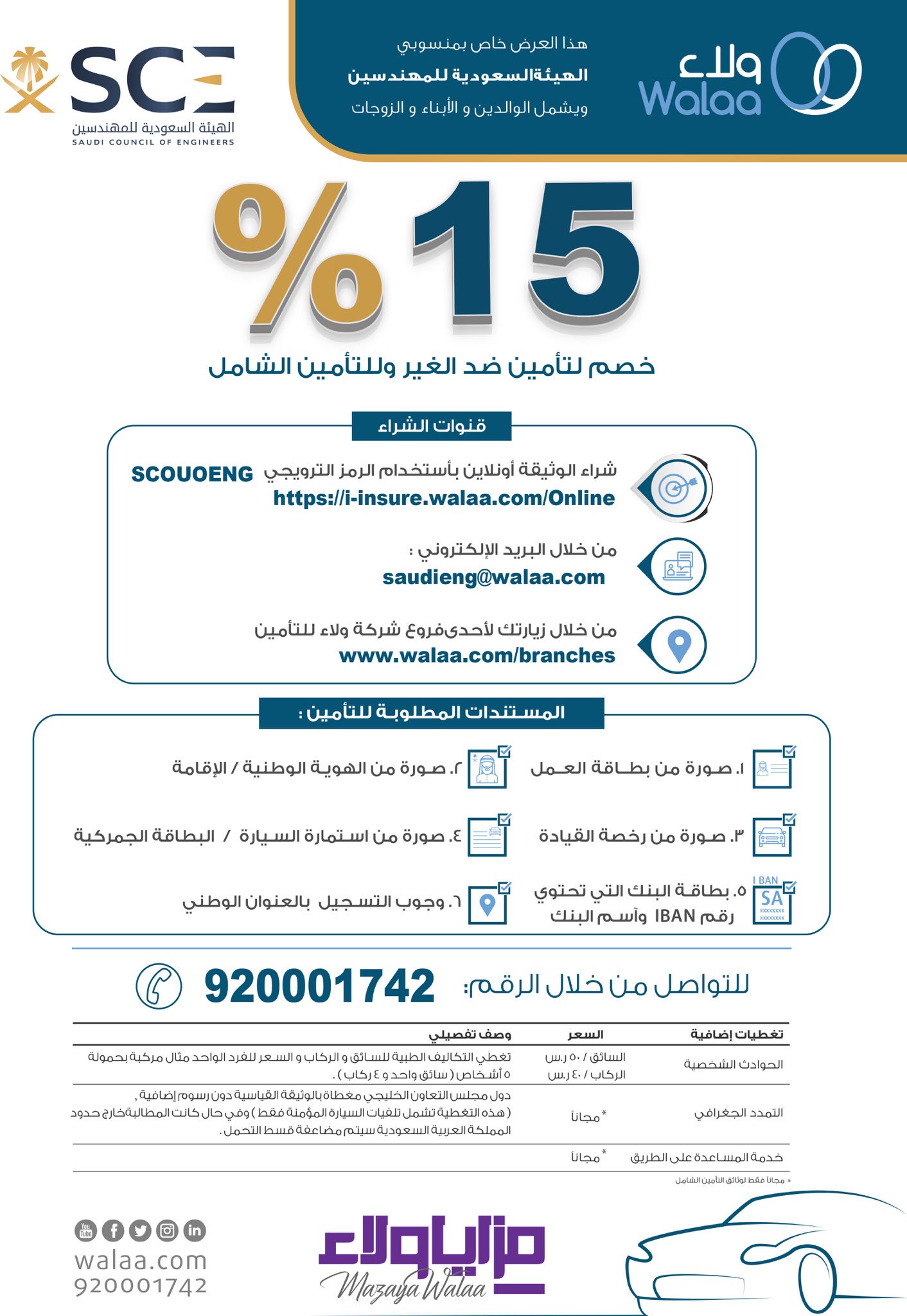 المتحدة التعاوني السعودية الشركة ولاء للتأمين الإعلان عن